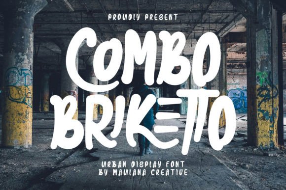 Combo Briketto: A Bold Urban Typeface for Impactful Design