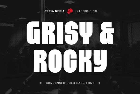 Grisy & Rocky: The Modern Condensed Bold Sans Serif