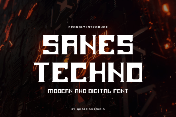Sanes Techno: A Modern Sans Display Font for Impactful Design