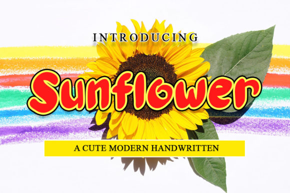 Sunflower: A Trendy Display Font for Modern Designers