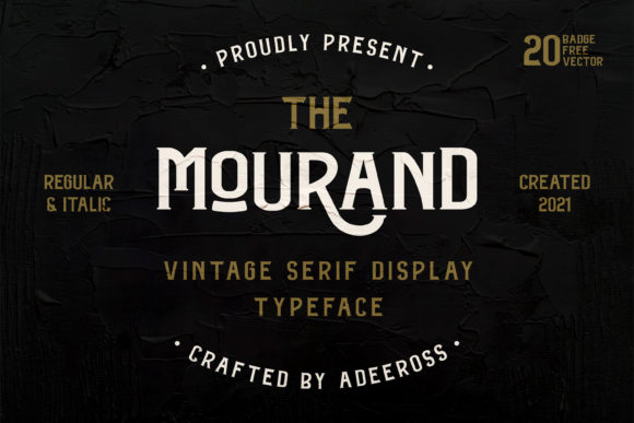 The Mourand: Vintage Charm for Modern Branding