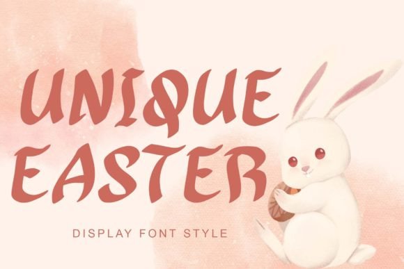 Unique Easter: A Versatile Display Font for Modern Design